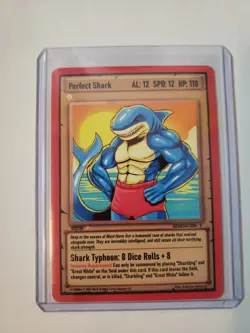 Perfect Shark Ward TCG Legendary Rare, Ward Trading Card Game 1st Edition - Image 1