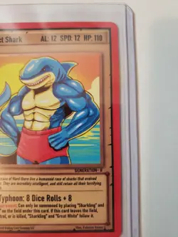 Perfect Shark Ward TCG Legendary Rare, Ward Trading Card Game 1st Edition - Image 4