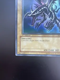 Yugioh Red-Eyes B. Dragon LOB-070 1st Edition LP - Image 4