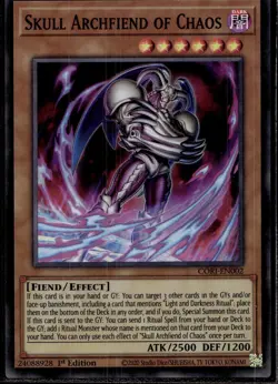 Yu-Gi-Oh! Skull Archfiend Of Chaos CORI-EN002 - Image 1