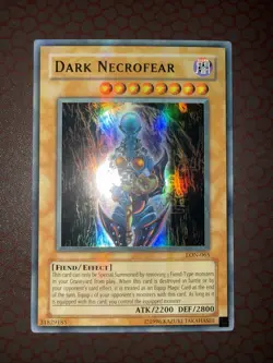 Yu-Gi-Oh! Dark Necrofear (Misprint Faded Print) -LON-065- Ultra- Unlimited NM! - Image 2