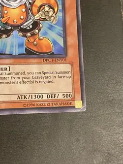 Yugioh Junk Synchron DPCT-ENY01 Ultra Rare Limited Edition LP - Image 3