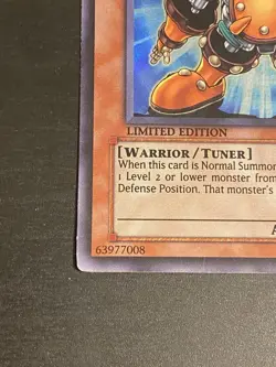 Yugioh Junk Synchron DPCT-ENY01 Ultra Rare Limited Edition LP - Image 4