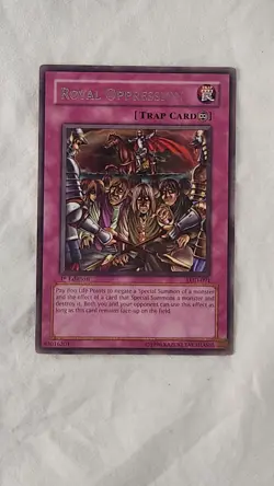 Yu-Gi-Oh! TCG. LOD-091. 1st Edition Royal Oppression. Trap Card. - Image 4