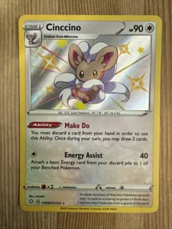 Cinccino - SV094/SV122 - Pokemon Shining Fates Sword Shield Holo Rare Card NM - Image 1
