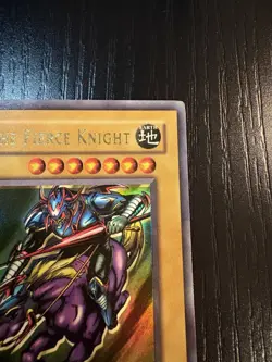 Yu-Gi-Oh! Gaia the Fierce Knight LOB-006 Ultra Rare - Foil Shift Error/Misprint - Image 3