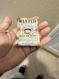 One Piece CCG Monkey.D.Luffy Wanted Card OP05-119 - Image 4