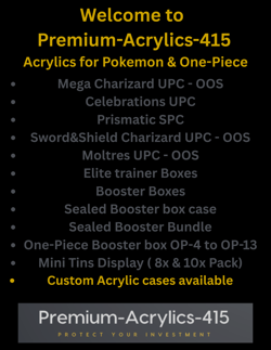 3x PACK Booster Pack Storage display For Pokemon Or ONE PIECE**SHIPS NOW* - Image 3