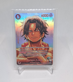 Bandai One Piece CCG Portgas.D.Ace Special Holo Character ST15-005 EN 6000 - Image 1