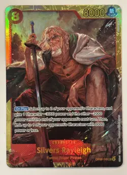 Bandai One Piece CCG Silvers Rayleigh OP08-118 Secret Rare Alt Art Foil ENG - Image 1