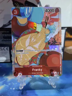 Franky Gift Collection 2023 OP01-021 Alt Art Holo Foil Rare One Piece Card - Image 1