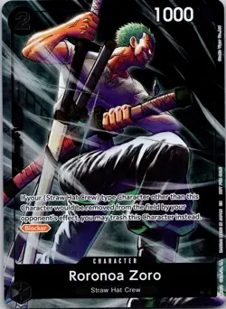 Roronoa Zoro Alt Art Dash Pack OP15-094 One Piece NM - Image 1