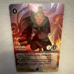 Mulan - Charging Ahead Disney Lorcana DLC Foil Promo 3/C2 EN-8 - Image 1