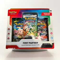 Pokemon TCG First Partner Illustration Collection Series 2 Box Promo Booster - Image 1