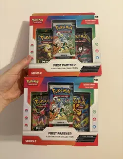 Pokemon TCG First Partner Illustration Collection Series 2 Box. 2 X Boxes - Image 1
