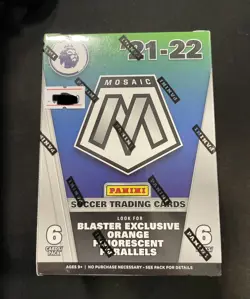 2021-22 Panini Mosaic Soccer Blaster Box / Factory Sealed - Image 3