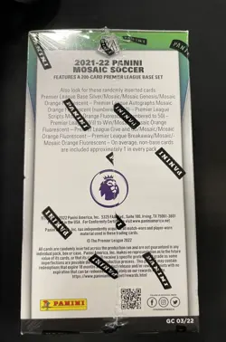 2021-22 Panini Mosaic Soccer Blaster Box / Factory Sealed - Image 4