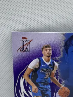 2026 Topps Signature Class Cooper Flagg #101 Purple Round 1 Pick 1, RC /100 - Image 2