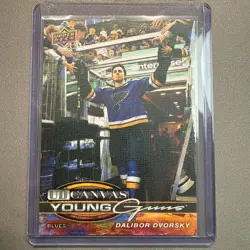 2025-26 Upper Deck Series 1 - Ud Canvas Young Guns Dalibor Dvorsky #C-107 (RC) - Image 1