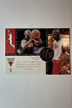 1996-97 Upper Deck - Michael's View Points Mvp23 Michael Jordan #VP1 - Image 1
