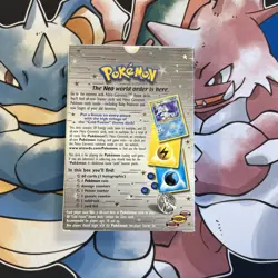 Pokemon TCG Neo Genesis Cold Fusion Theme Deck Box EMPTY BOX ONLY (No Cards) - Image 3