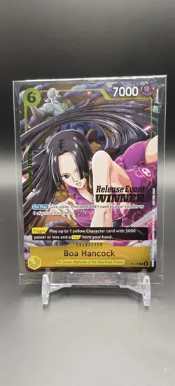 One Piece Boa Hancock Pre Release Event Winner P-115 Sealed Holo Stamp Op-15 - Image 1