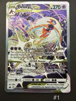 Pokemon Deoxys VSTAR Holo TCG Card GG46/GG70 Excellent Condition - Image 1