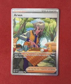 Pokemon Arven 249/198 2023 SV01 Scarlet & Violet Base Set Full Art Holo SIR - Image 1