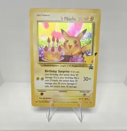 Birthday Pikachu - 24/53 - Pokemon TCG: Celebrations Classic Collection - NM - Image 1