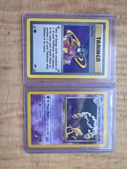 Sabrina's Alakazam 16/132 Gym Challenge Holo & Sabrina Trainer Card 1st edition - Image 1