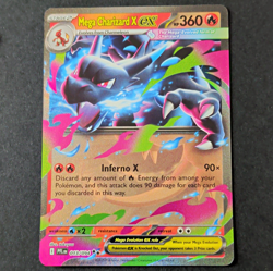 Pokemon TCG Mega Charizard X EX Flashfire Full Art Holo EN 013/094 - Image 1
