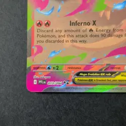 Pokemon TCG Mega Charizard X EX Flashfire Full Art Holo EN 013/094 - Image 2