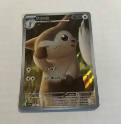 The Pokemon Company Furret 168/159 SV09 Illustration Rare Full Art Holo 120HP EN - Image 1