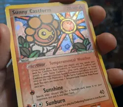 Sunny Castform 26/101 Pokemon EX Hidden Legends 2004 Reverse Holo MP See Photos - Image 4