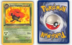 Dark Vileplume 30/82 Rare Team Rocket Pokemon 1st Edition Himeno - Image 3
