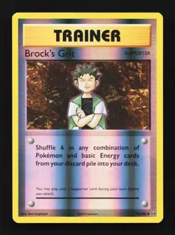 Brock's Grit 74/108 Evolutions English Pokemon Card TCG - Image 1