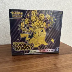 Pokemon Surging Sparks Elite Trainer Box ETB Sealed OVP Near Mint Pikachu - Image 1