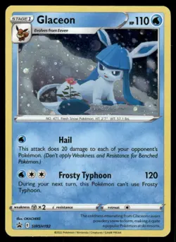 Pokemon Cards Glaceon SWSH192 Holo Sword & Shield Promo Holo Promo NM *3 - Image 1