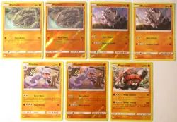 Rhyhorn Rhydon Non & Reverse Holo Rhyperior 95/214 Unbroken Bonds 7 Pokemon Card - Image 1