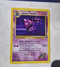 Pokemon TCG Sabrina's Haunter Gym Challenge 58/132 Non-Holo Card WOTC - Image 4