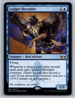 Ledger Shredder 46 Rare Streets of New Capenna Magic: The Gathering Near Mint - Image 1