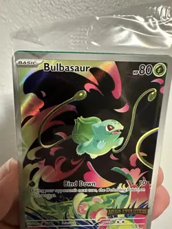 Pokemon Card Bulbasaur 133/132 Mega Evolution Stamped Promo Sealed - Image 2