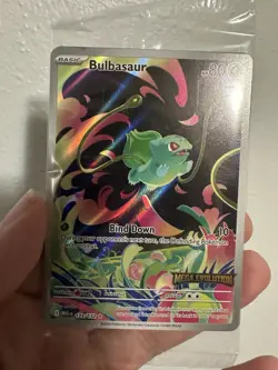 Pokemon Card Bulbasaur 133/132 Mega Evolution Stamped Promo Sealed - Image 3