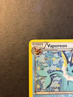VAPOREON Black Star Promo POKEMON Holo Foil 2013 Trading Card BW89 - Image 2