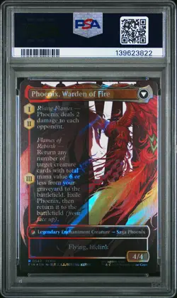 2025 MTG FINAL FANTASY JOSHUA, PHOENIX'S DOMINANT/PHOENIX, WARDEN OF FIRE PSA 10 - Image 2