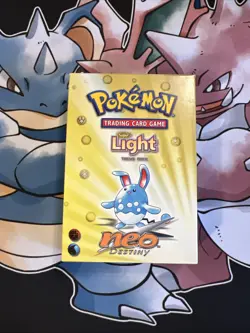 Pokemon TCG Neo Destiny Light Theme Deck Box EMPTY BOX ONLY (No Cards) - Image 1