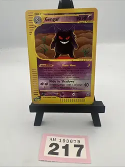 Gengar 48/165 Expedition Pokemon Card Reverse Holo Foil Rare LP - Image 1