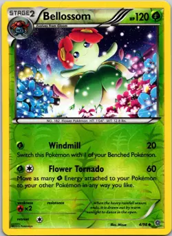 Bellossom 4/98 XY - Ancient Origins Reverse Holo NM-LP Pokemon Card - Image 1