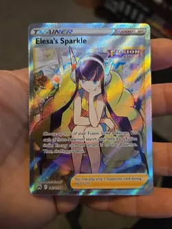 Elesa's Sparkle Crown Zenith 147/159 Ultra Rare Card Near Mint NM Condition - Image 1