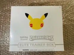 Pokemon Celebrations Elite Trainer Box 25th Anniversary ETB New Sealed - Image 2